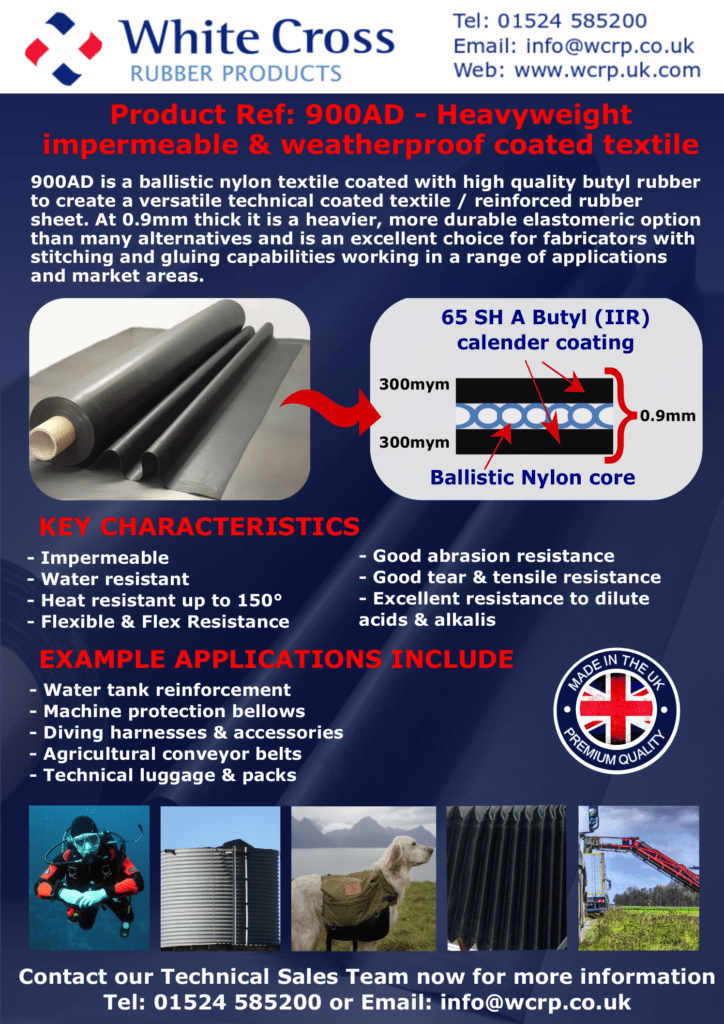 Versatile Rubber Coated Sheeting